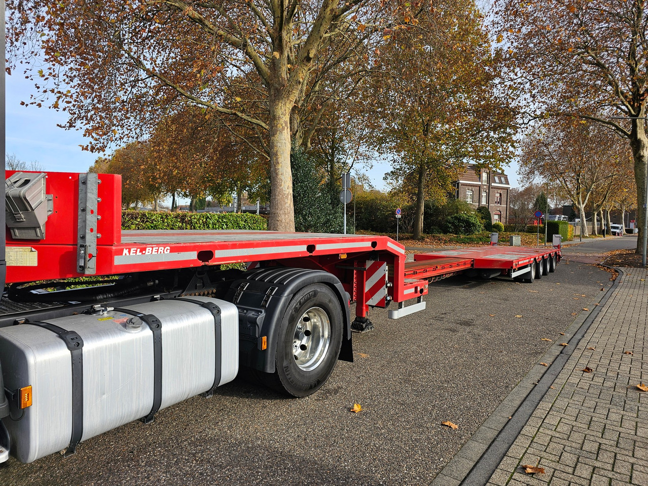 Dieplader oplegger Kel-berg E50 S4 Telescopic