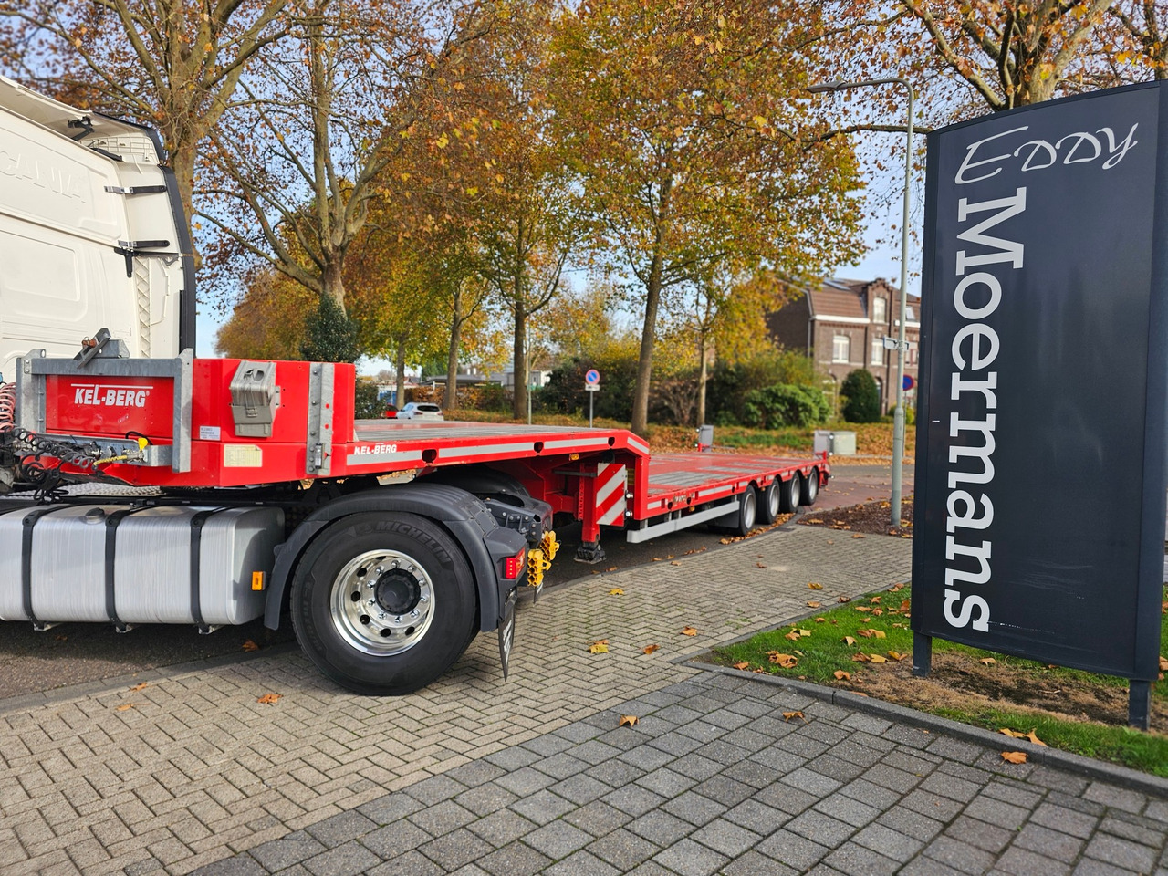 Dieplader oplegger Kel-berg E50 S4 Telescopic