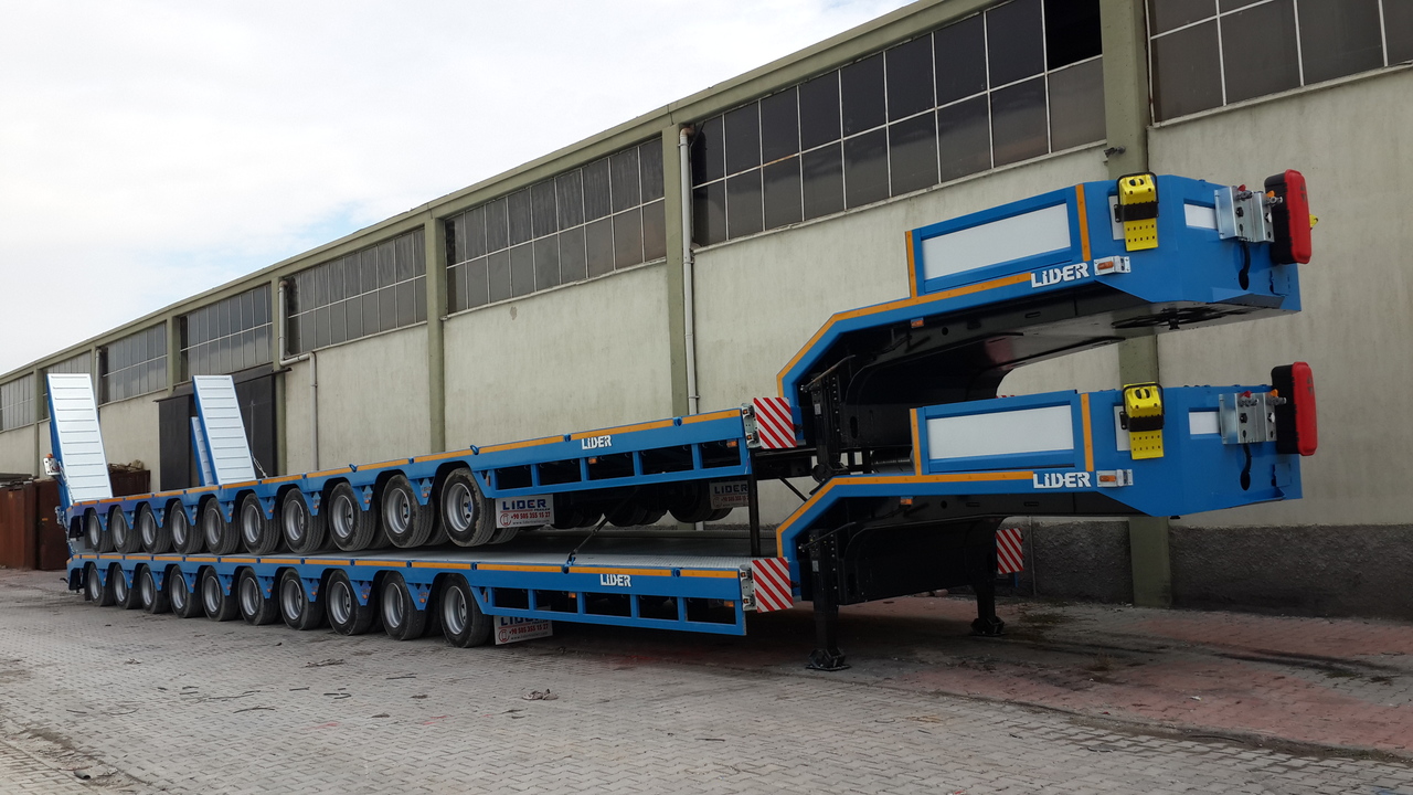 Dieplader oplegger LIDER 2022 YEAR NEW MODELS containeer flatbes semi TRAILER FOR SALE: afbeelding 16