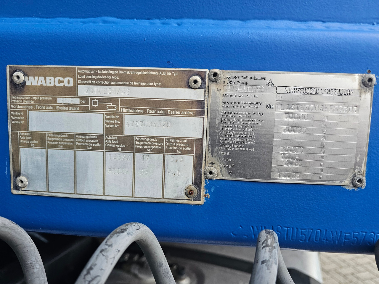 Dieplader oplegger Langendorf SATUE 50/52