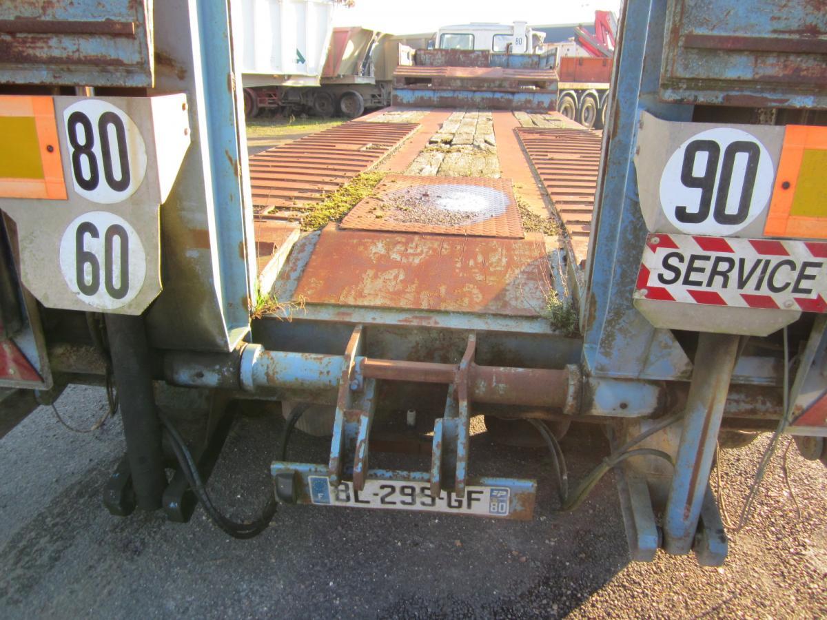 Dieplader oplegger Louault