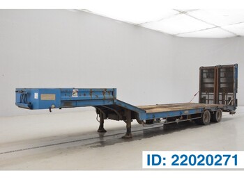 Louault Low bed trailer - Dieplader oplegger