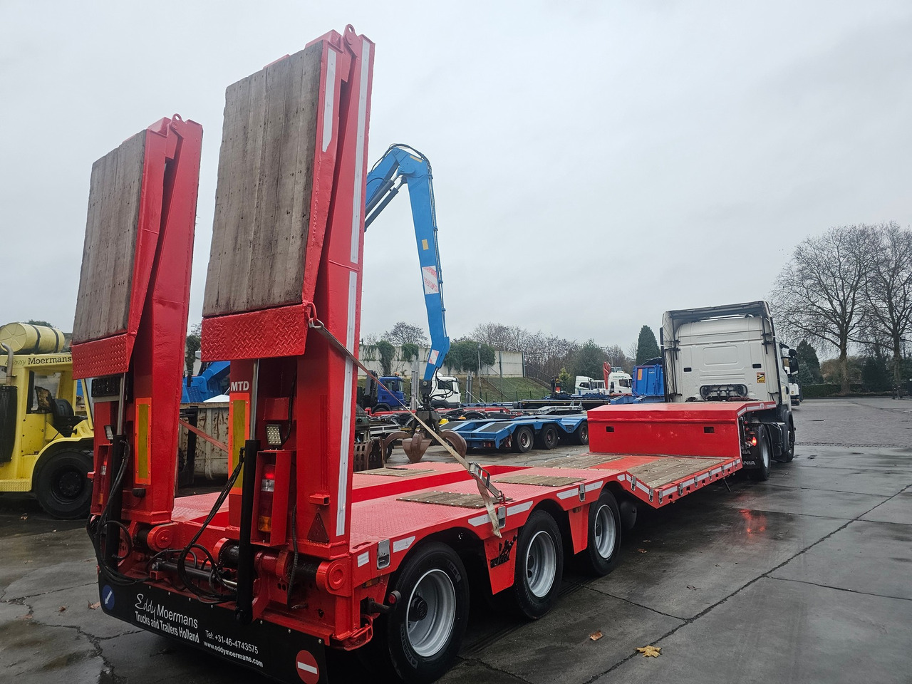 Dieplader oplegger MTD K With Hydraulic Flip Ramps