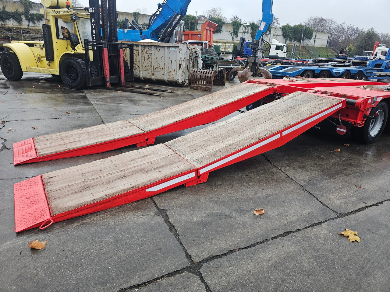 Dieplader oplegger MTD K With Hydraulic Flip Ramps