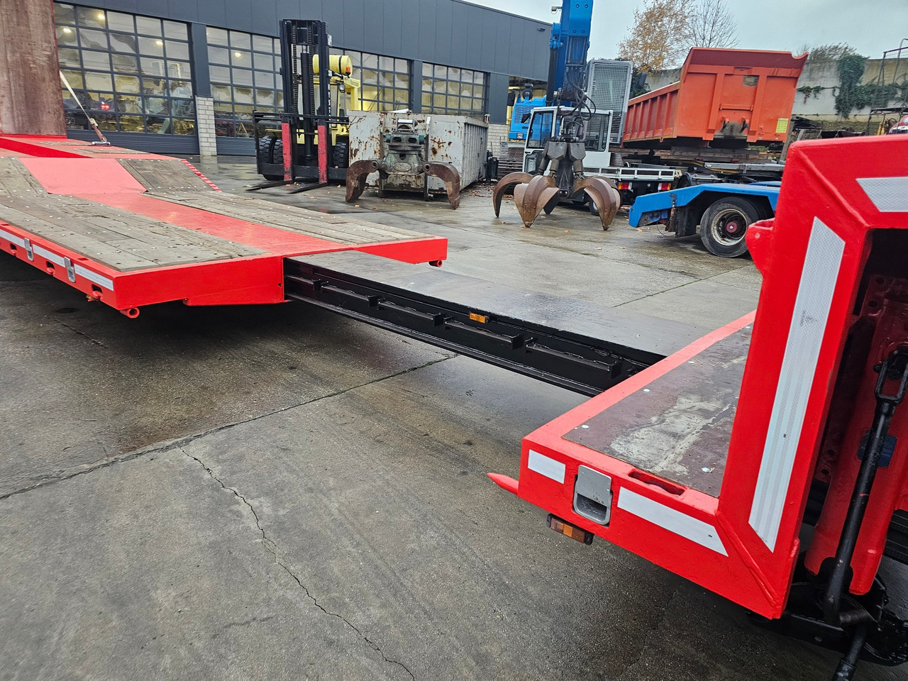 Dieplader oplegger MTD K With Hydraulic Flip Ramps