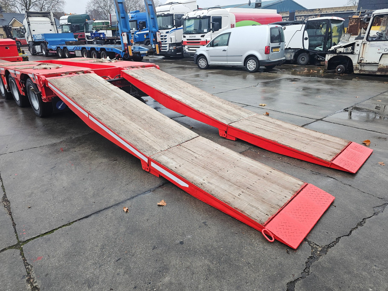 Dieplader oplegger MTD K With Hydraulic Flip Ramps