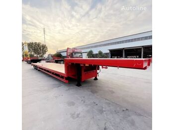  New 13 meter 3 axles flat lowbed gooseneck semi trailer - dieplader oplegger