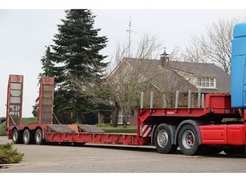 Dieplader oplegger Nooteboom EURO-48-03 EXTENDABLE,3 steeraxles, ramps!