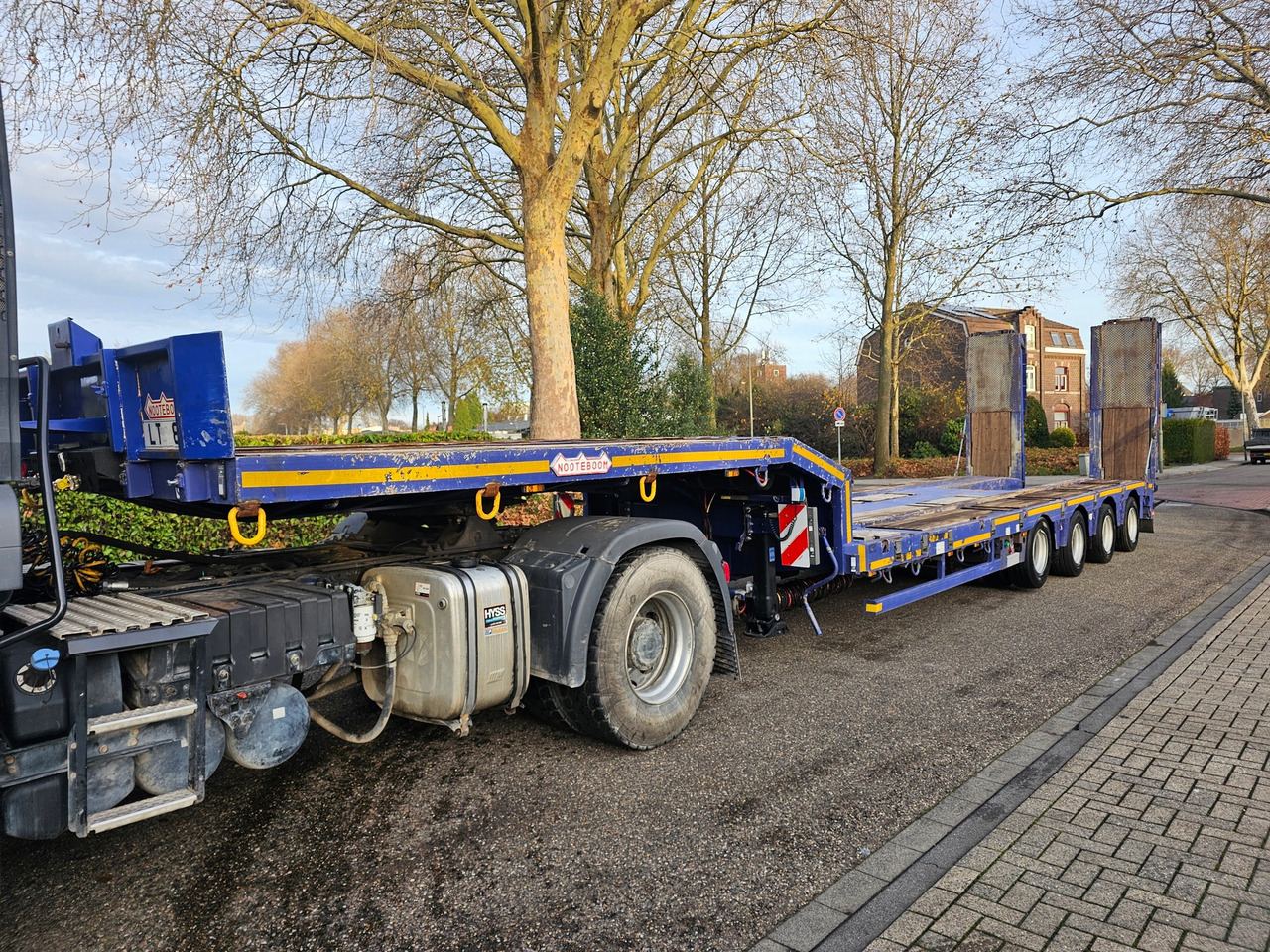 Dieplader oplegger Nooteboom OSD-73-04V Telescopic