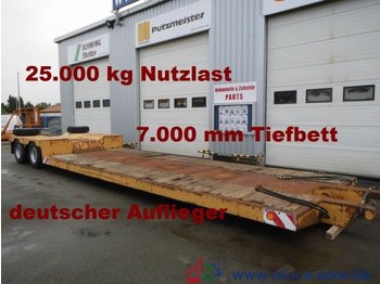 Scheuerle Tiefbett-brücke 7 m Höhe 52 cm  * 25t. Nutzlast - Dieplader oplegger