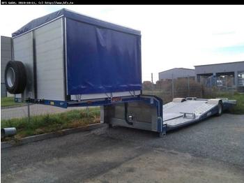 Dieplader oplegger Semi Trailer 19 AF 1-Achs Tieflader