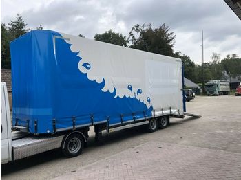 Dieplader oplegger Semi minisattel closed low loader