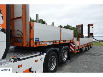 Dieplader oplegger TSR Machine trailer