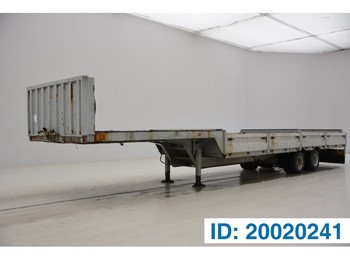 Dieplader oplegger Titan Low bed trailer