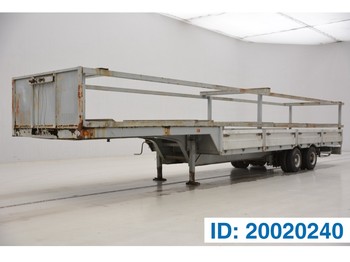 Dieplader oplegger Titan Low bed trailer