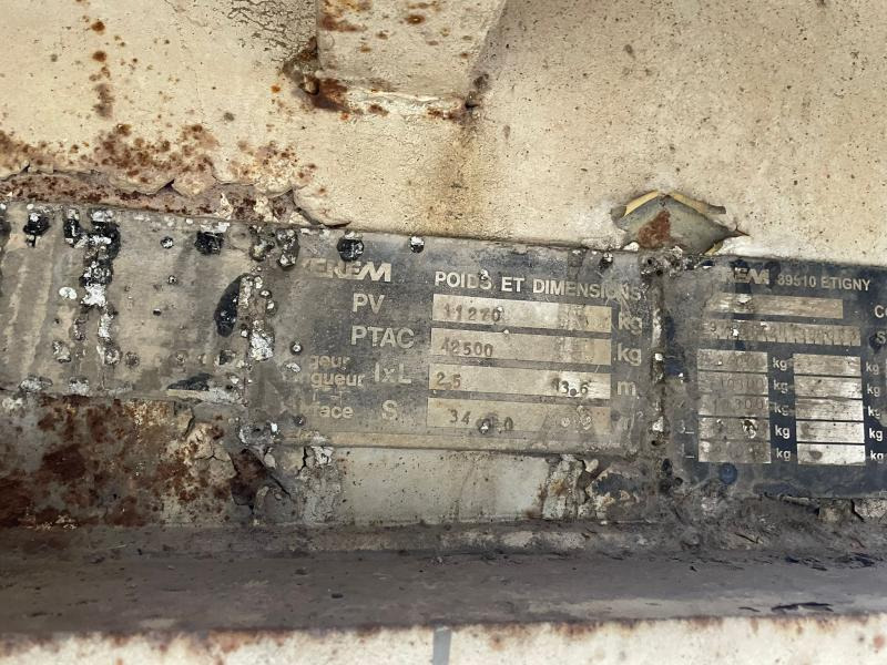 Dieplader oplegger Verem