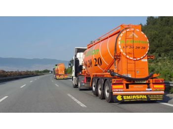 Nieuw Tankoplegger voor het vervoer van cement EMIRSAN Customized Cement Tanker Direct from Factory: afbeelding 1