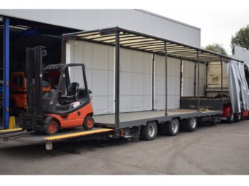 Dieplader oplegger ESVE Forklift transport, 9000 kg lift, 2x Steering axel: afbeelding 1