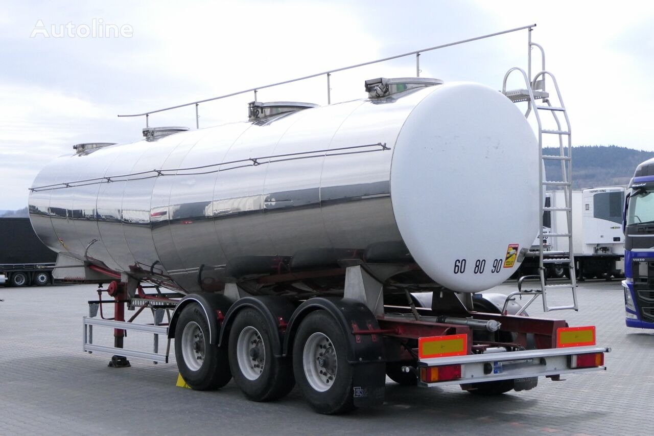 Tankoplegger voor het vervoer van voedsel ETA FOOD LIQUID TANK TRAILER / 32000 L / 4 CHAMBERS: afbeelding 5