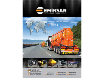 Nieuw Tankoplegger voor het vervoer van bulkgoederen Emirsan Cement Bulker Trailer New: afbeelding 1
