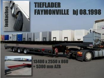 Dieplader oplegger voor het vervoer van zwaar materieel FAYMONVILLE TIELADER AZB 5 m / lenkachse 860 mm: afbeelding 1