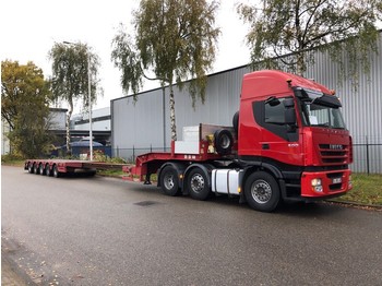 Dieplader oplegger Faymonville 82500 KG, 6,85 Mtr extendable, B 2,54 + 2x 0,25 mtr, 5 Axles, Lowbed, Combi, Iveco Stralis 500, AS, 6x2: afbeelding 1