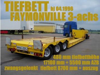 Dieplader oplegger voor het vervoer van zwaar materieel Faymonville FAYMONVILLE TIEFBETTSATTEL 8700 mm + 5500 zwangs: afbeelding 1