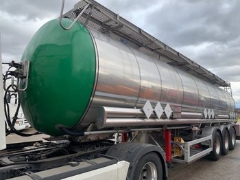 Tankoplegger Feldbinder Chemietankaufliger, 33000 Liter ,ADR, mit Vogelsang Pumpenanlage,: afbeelding 1