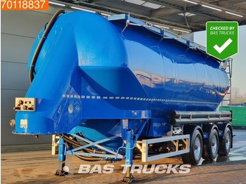 Tankoplegger voor het vervoer van cement Feldbinder EUT 46.3-3/1 46.000 Ltr / 1 / Liftachse Lenkachse: afbeelding 1