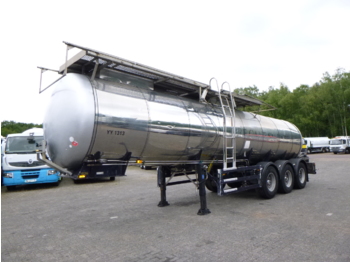 Tankoplegger voor het vervoer van voedsel Feldbinder Food tank inox 23.5 m3 / 1 comp + pump: afbeelding 1