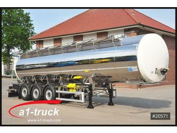 Nieuw Tankoplegger voor het vervoer van voedsel Feldbinder Schwarte Jansky Lebensmittel 30m³ Edelstahl, NEU: afbeelding 1