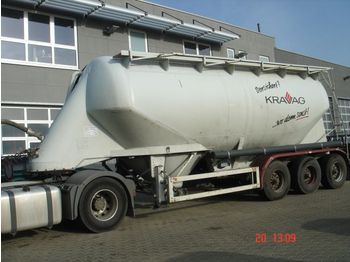 Tankoplegger voor het vervoer van bulkgoederen Feldbinder Zementsilo: afbeelding 1