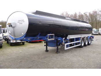 Tankoplegger voor het vervoer van brandstoffen GRW Fuel / heavy oil tank alu 45 m3 / 1 comp + pump: afbeelding 1