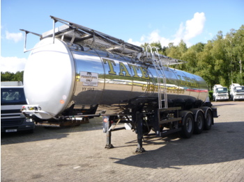 Tankoplegger voor het vervoer van voedsel General Trailers / Fruehauf Food tank inox 23.5 m3 / 1 comp + pump: afbeelding 1