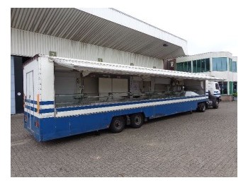 De Kraker GESLOTEN VISWAGEN 2-AS - gesloten oplegger