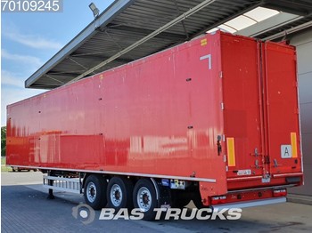 Gesloten oplegger H&W 92m3 Walking Floor Liftachse HWDKSS38