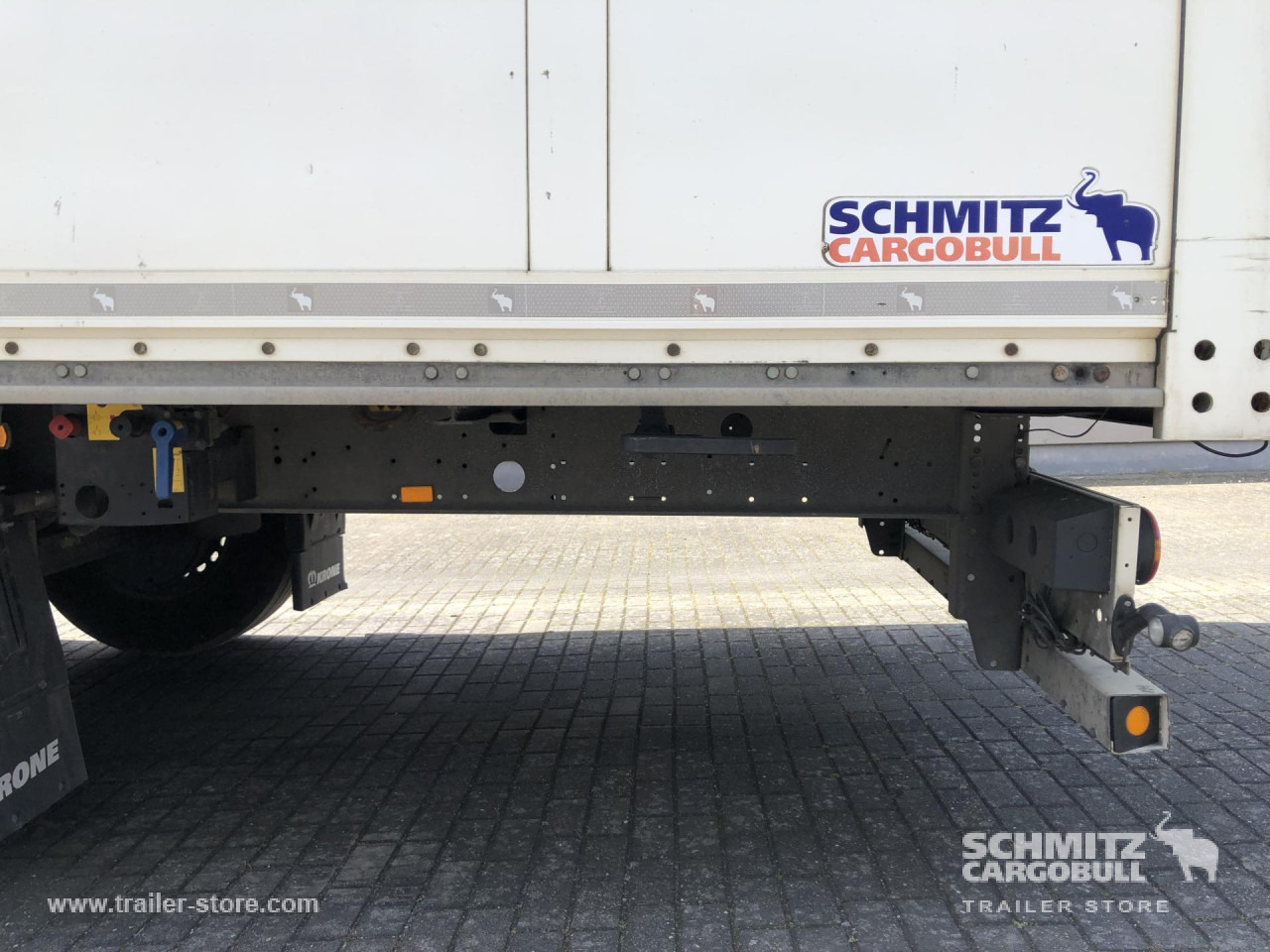 Gesloten oplegger SCHMITZ Auflieger Trockenfrachtkoffer Standard Double deck