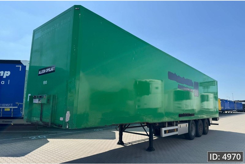 Gesloten oplegger Van Eck PT-3 / BPW Drum / Roll up door