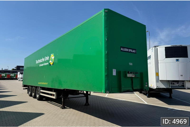Gesloten oplegger Van Eck PT-3 / BPW Drum / Roll up door