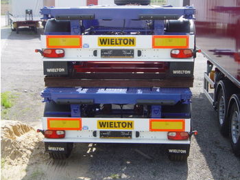 Wielton Semiremorca transcontainer Wielton NS 34 PT 45R1 - Gesloten oplegger