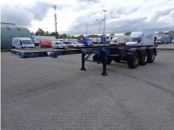Containertransporter/ Wissellaadbak oplegger Groenewegen Cont chas DRO-12-24, 1 x 20 Ft / 1 x 30 Ft, NL trailer: afbeelding 1