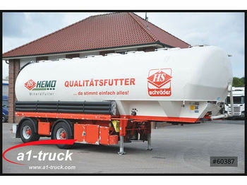 Tankoplegger voor het vervoer van silo Heitling - Siloauflieger,7 Kammern,48m³, Futter,: afbeelding 1