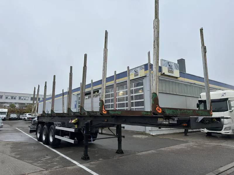 Houtoplegger Doll Holzauflieger 34 to EXTE Rungen TÜV NEU! BOFA Holzauflieger 34 to EXTE Rungen TÜV NEU!