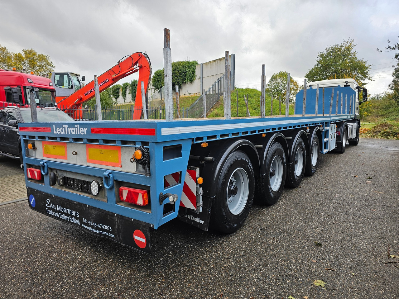 Houtoplegger Leci Trailer P4 Long Material / Ballast Trailer