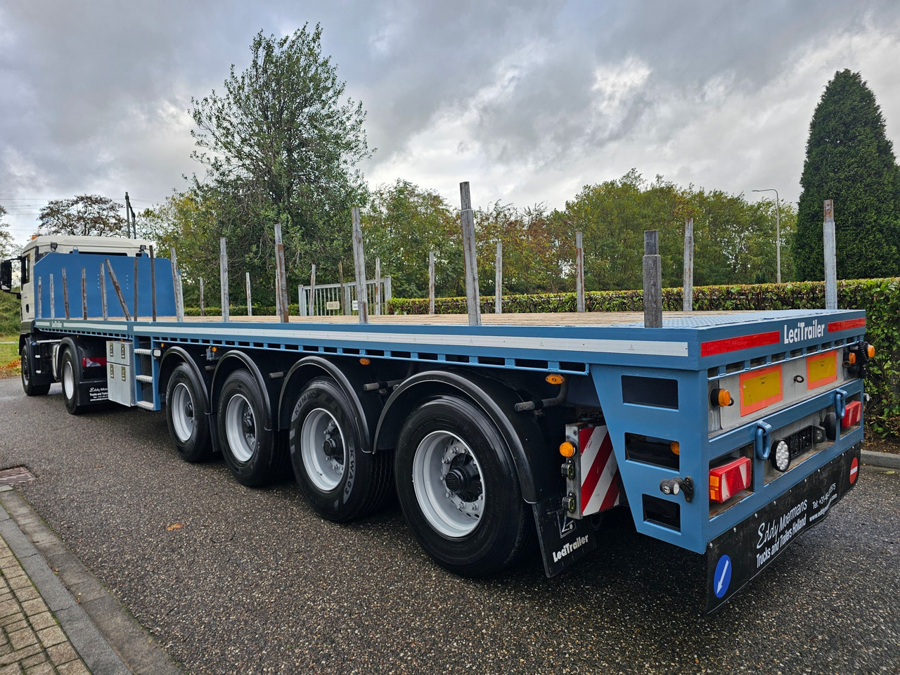 Houtoplegger Leci Trailer P4 Long Material / Ballast Trailer