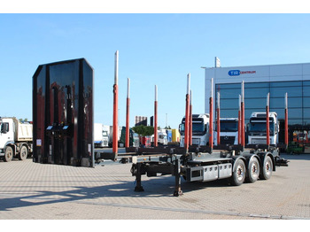 Schwarzmüller RSA 3/E, SAF, LIFTING AXLE, AXLES 9t  - Houtoplegger