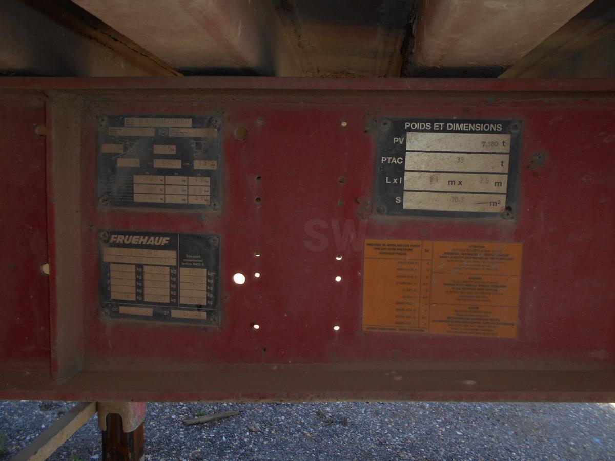 Kipper oplegger Fruehauf