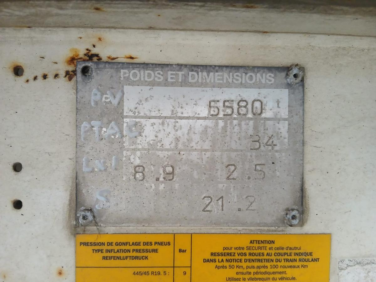 Kipper oplegger Fruehauf