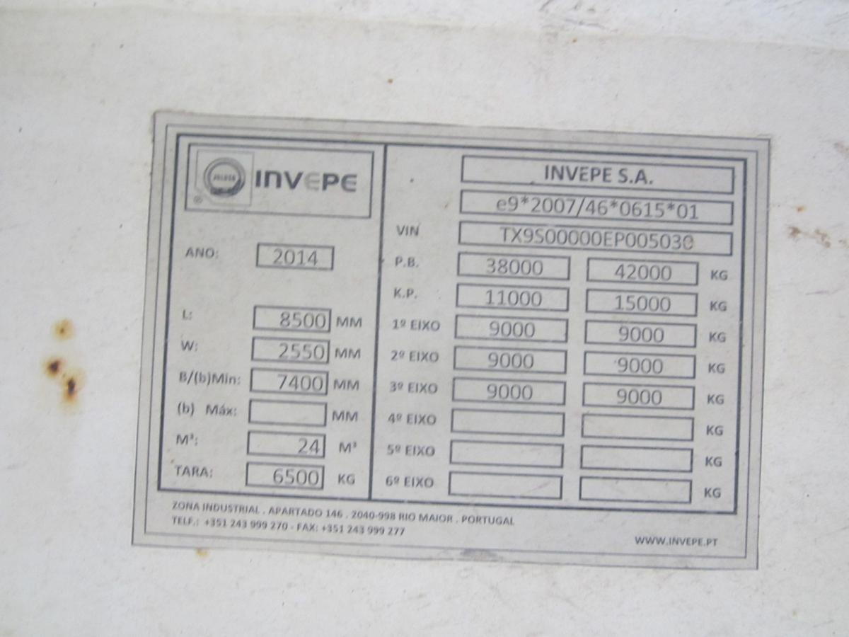 Kipper oplegger Invepe