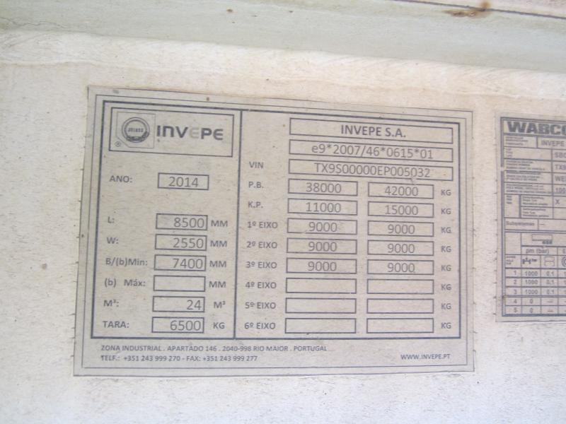 Kipper oplegger Invepe